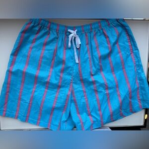 Striped Blue and Pink Women's Shorts